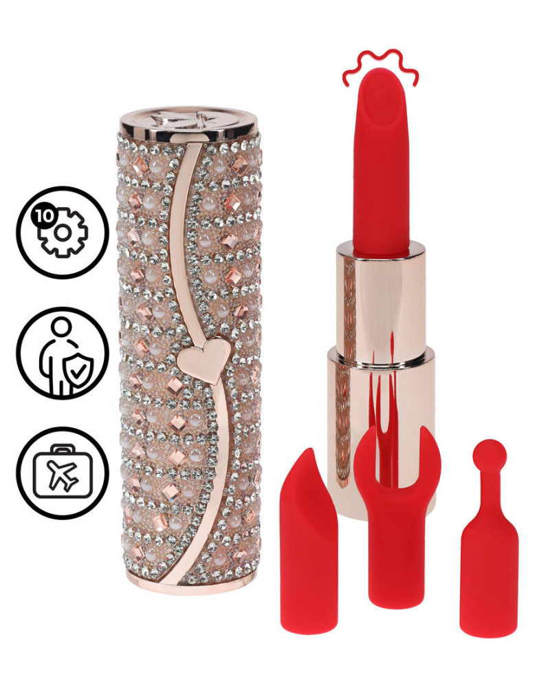 Mini Vibro + 4 embouts Tiffany Rose 