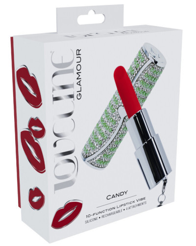 Mini Vibro + 4 embouts Candy Vert 