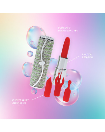 Mini Vibro + 4 embouts Candy Vert 