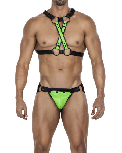 Jockstrap Snap Noir-Vert 