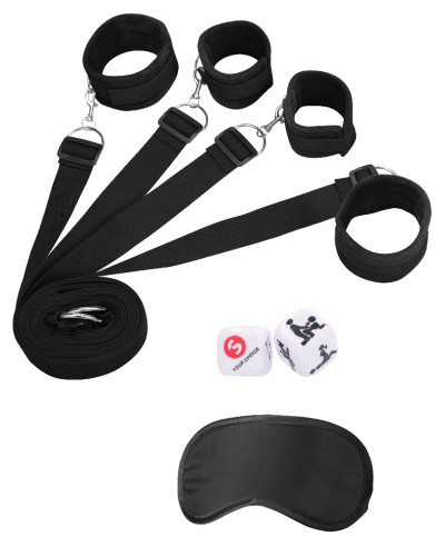Kit 4 Attaches de lit Bondage 