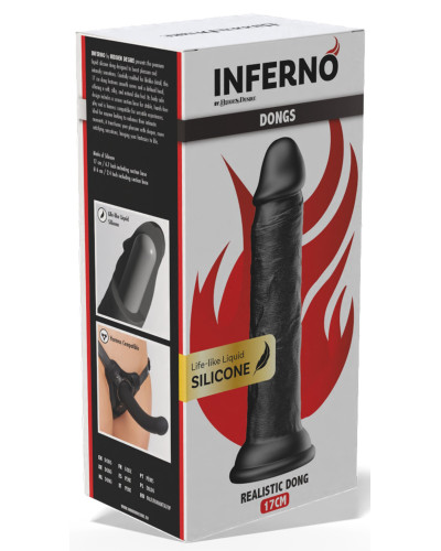 Gode Dickdong Noir 15 x 3.2cm 