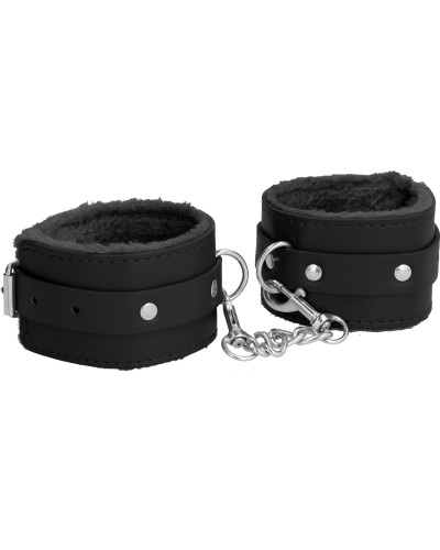 Menottes de poignet Plush Noir 