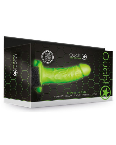 Gode ceinture phosphorescent Glow 15 x 4.2cm 