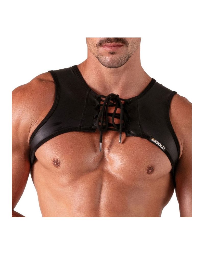 Harnais avec lacets Bondage Noir 