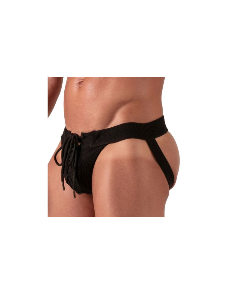 Jockstrap avec lacets Laced Noir 