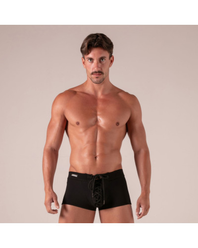 Boxer avec lacets Laced Noir 
