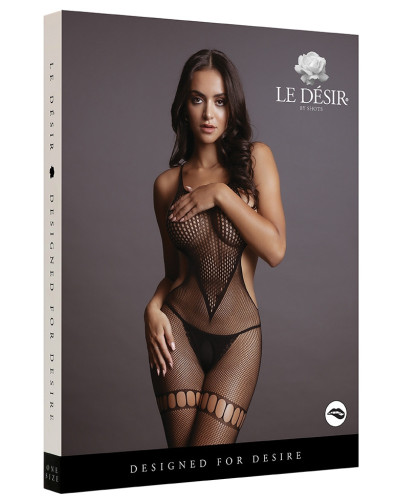 Combi sexy Net High Neck Noir 