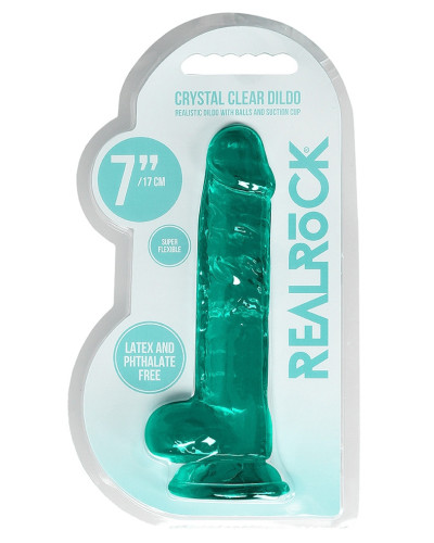 Gode Crystal Clear 14 x 3.5cm Vert 
