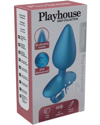 Plug vibrant Bluecone 8 x 3.5cm 