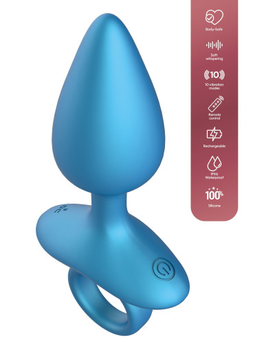Plug vibrant Bluecone 8 x 3.5cm 