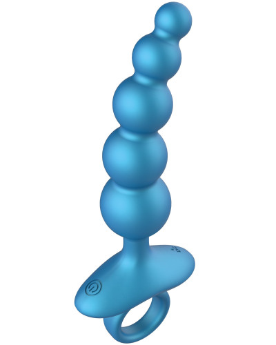 Plug vibrant Blueballs 12 x 3cm 