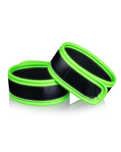 Brassards phosphorescents Glow Biceps Noirs 