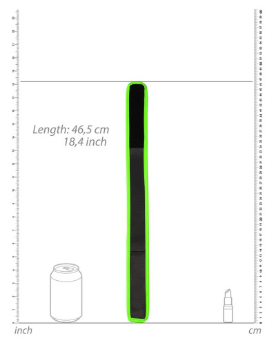 Brassards phosphorescents Glow Biceps Noirs 