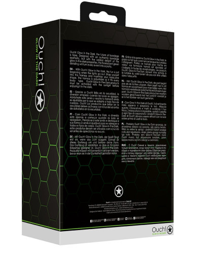 Brassards phosphorescents Glow Biceps Noirs 