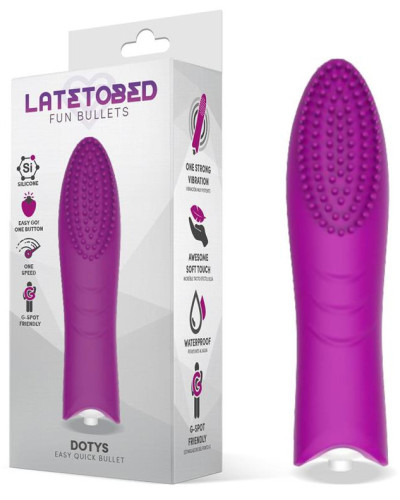 Stimulateur de clitoris Dotys 12 x 3cm Rose 