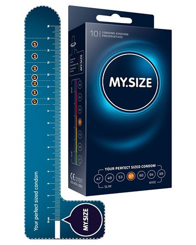 Préservatifs My Size 57mm x10 