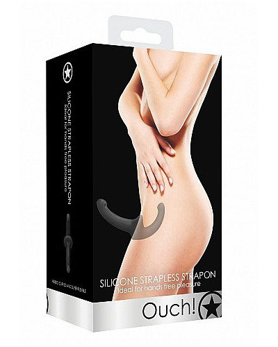 Gode ceinture Strapless Strap-on – Noir 