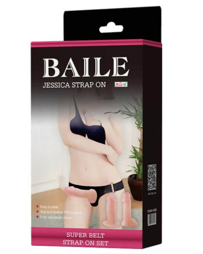 Gode ceinture Strap-On Jessica 2 dildos 