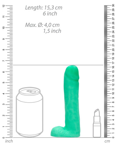 Savon Pénis phosphorescent DICKY GLOW 18 x 3.5cm 