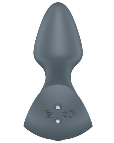 Plug anal vibrant Booty Absolute 1 Gris 