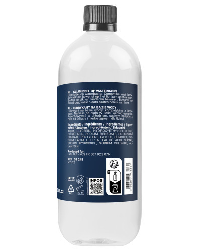 Recharge 1L pour Distributeur - Lubrifiant FUCK & FIST WATER 