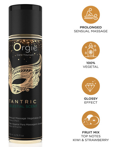 Huile de massage Tantric Selestial Scent 200ml 