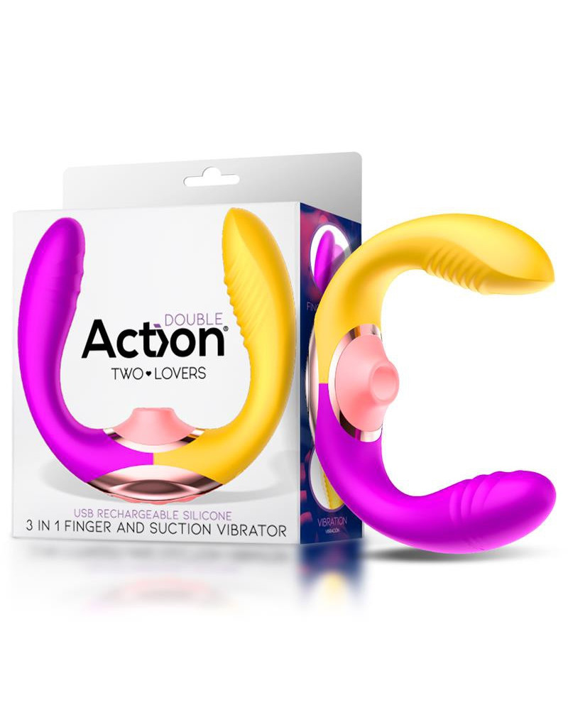 Stimulateur de clitoris et point G Two Lovers 