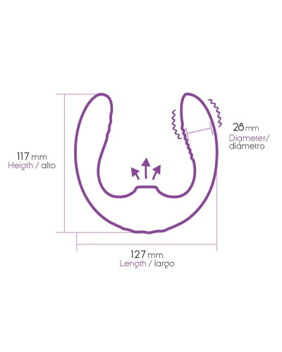 Stimulateur de clitoris et point G Two Lovers 