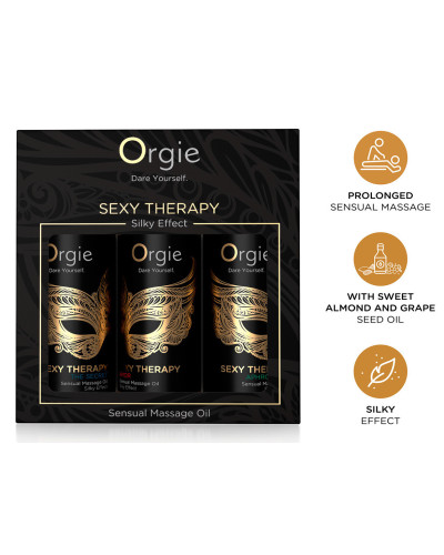 Coffret 3 Huiles de Massage Sexy Therapy 