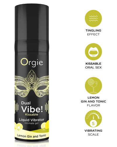 Gel Stimulant Dual vibe lemon gin tonic 15ml 