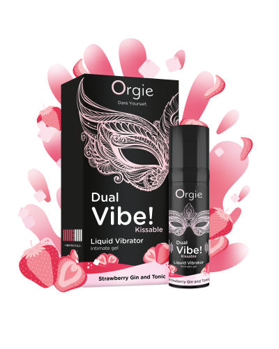 Gel Stimulant Dual vibe strawberry gin tonic 15ml 