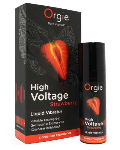 Gel vibrant High voltage Fraise 15ml 