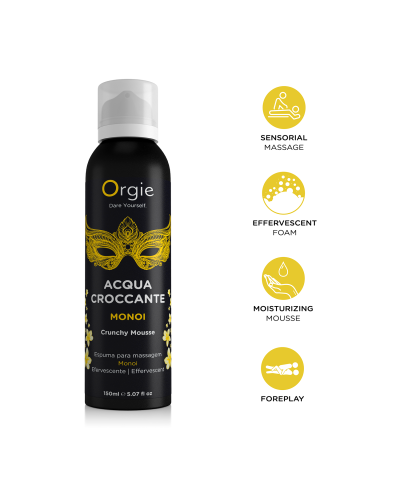 Mousse de massage Monoi Acqua croccante 150ml 