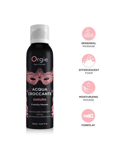 Mousse de massage Sakura Acqua croccante 150ml 