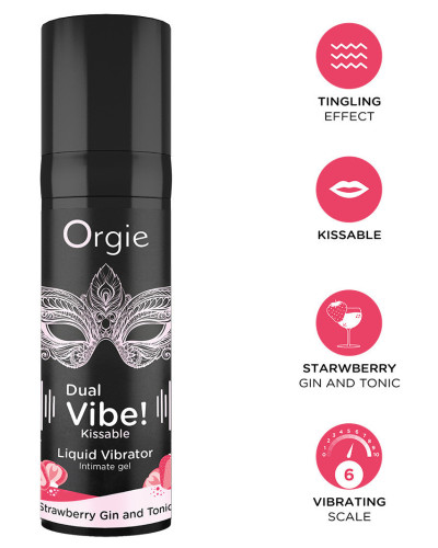 Coffret Bullet vibrant + Gel stimulant Dual vibe! bullet 