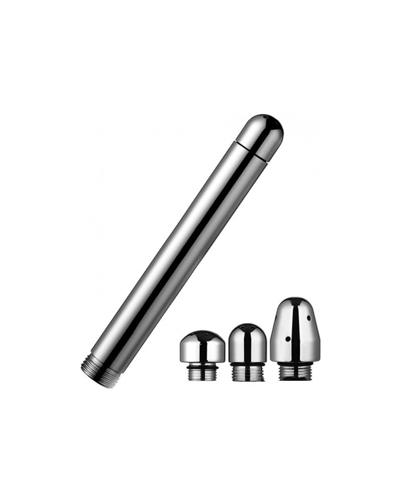 Embout de douche Alu avec 3 pommes - Insertion 15 x 2.7cm 