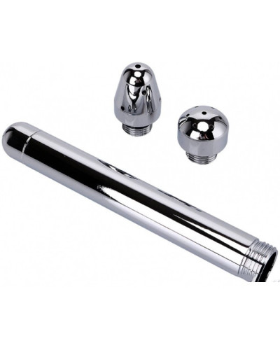 Embout de douche Alu avec 3 pommes - Insertion 15 x 2.7cm 