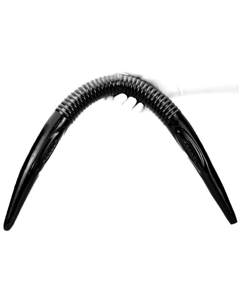 Double Gode long Blackworm 75 x 4.5cm 