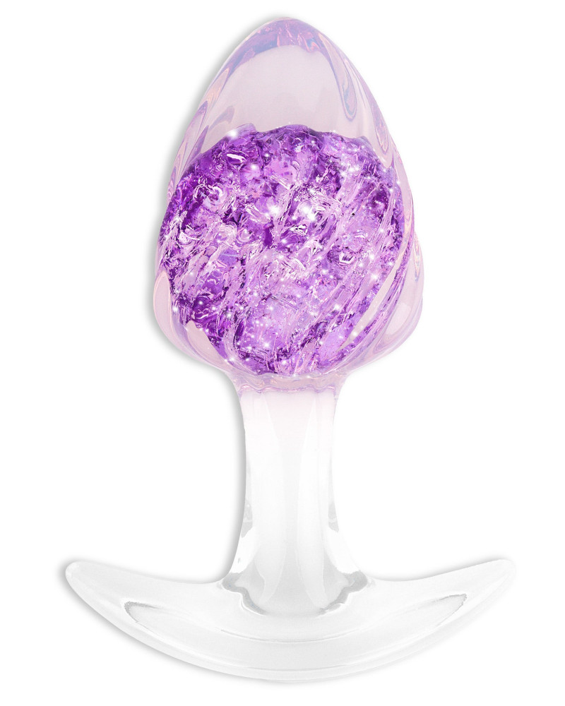 Plug transparent Crystalbutt M 8 x 3.7cm 