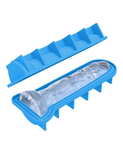 Moule à glaçon pénis Blue ice S 8cm 