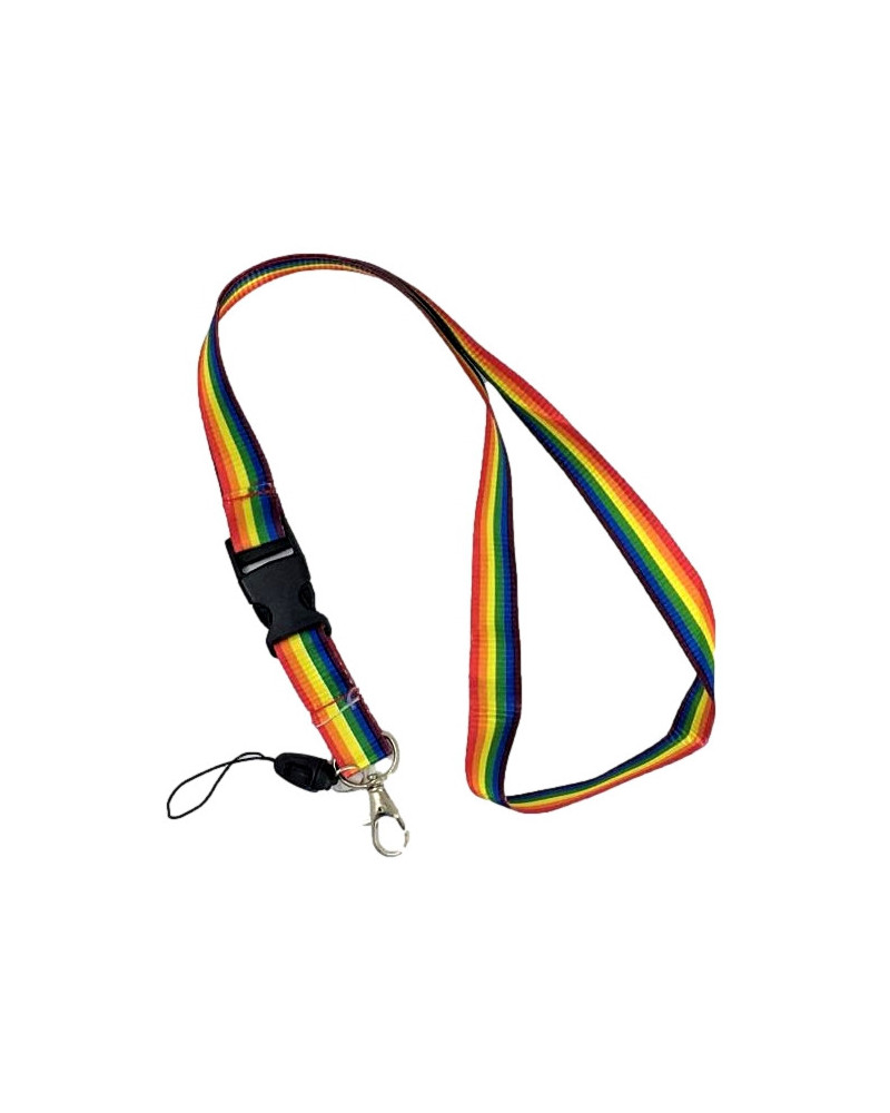 Cordon Rainbow avec Clip 50cm 