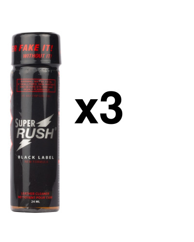 SUPER RUSH BLACK LABEL TALL 24ml x3 