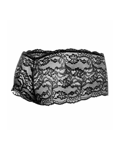 Boxer sexy Dentelle LACE MoB Noir 