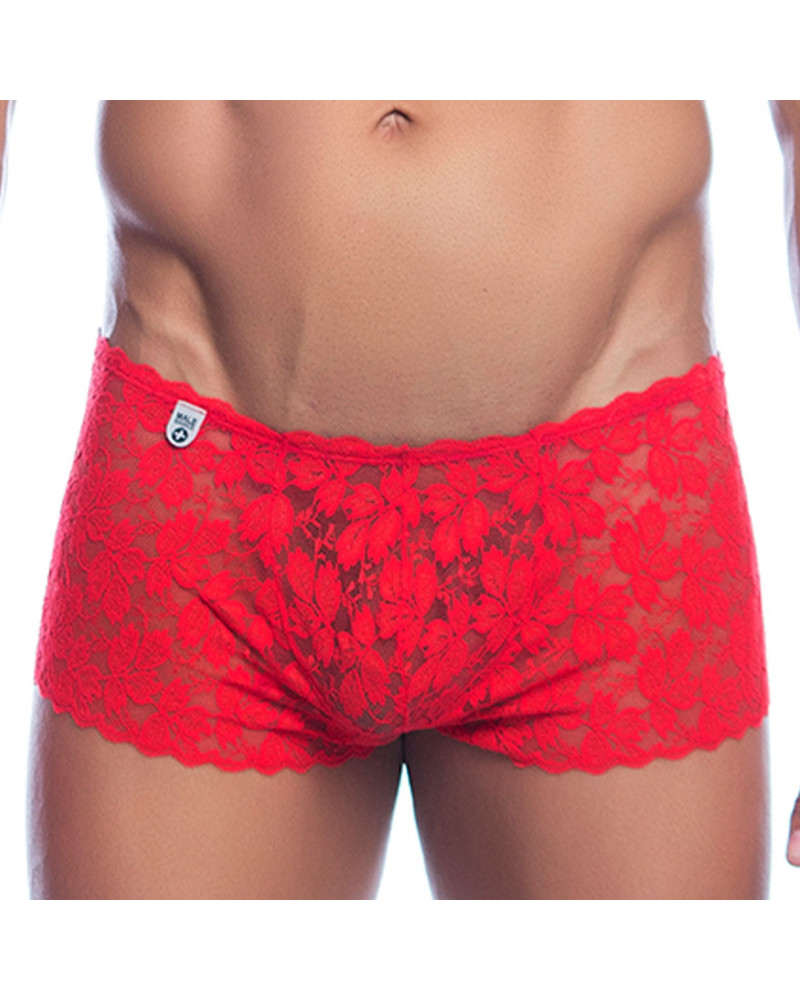 Boxer sexy Dentelle LACE MoB Rouge 