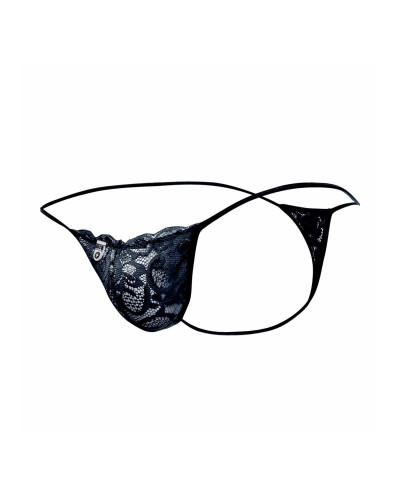 String Dentelle LACE MoB Noir 