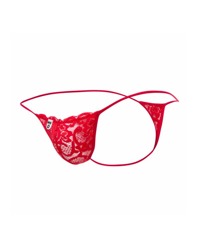 String Dentelle LACE MoB Rouge 