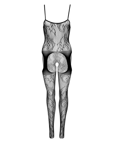 Combinaison Floral Suspender Noire Taille:TU Taille Unique