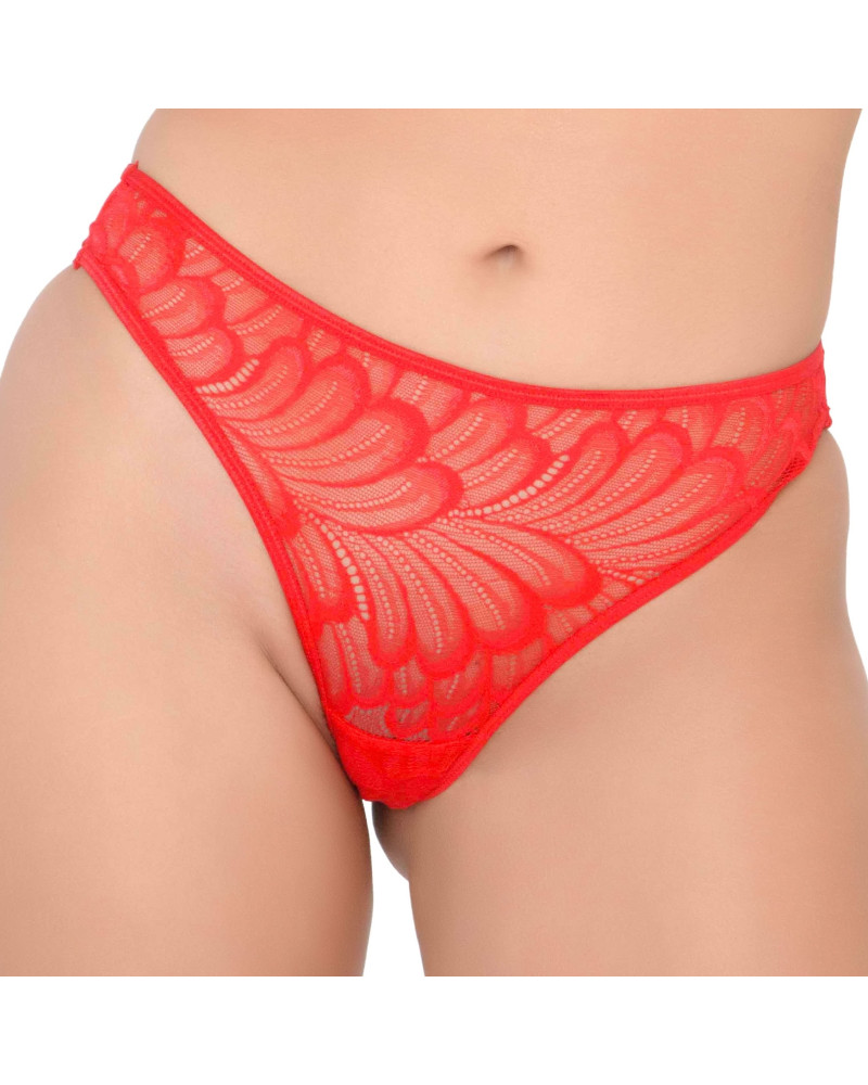 String Hiphugger Rouge 