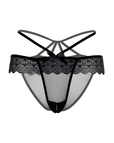 Culotte Tanga sexy Taylor Noire 
